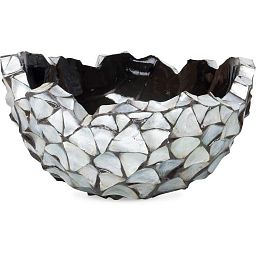 Shell Mother of pearl Bowl Polystone Indoor Planter