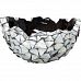 Shell Mother of pearl Bowl Polystone Indoor Planter 