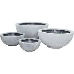 Bowl Round Polystone Planter by Fleur Ami EGO PLUS