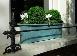 Provencal Fiberglass Trough B.Copper Planter Pot In/Out