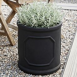 IDEALIST Chelsea Light Concrete Cylinder Garden Planter