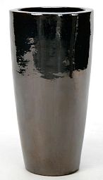 Ceramic Round Tall Glossy Planter Pot In/Out