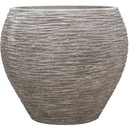 Polystone Coated Dolcie Round Indoor Planter