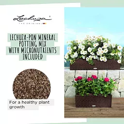 LECHUZA BALCONERA Cottage Trough Poly Resin Self-watering Planter