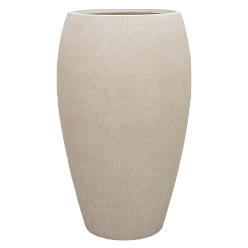 Raindrop Fibreclay Tall Planter | Indoor and Outdoor Plant Pot Vase