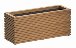 Sevilla Rhombus Outdoor Hardwood Trough Planter