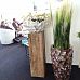 Shell Conical Round Tall Polystone Indoor Planter 