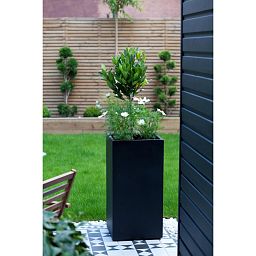 IDEALIST Lite Tall Square Contemporary Light Concrete Planter