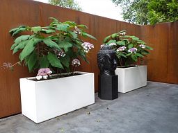 AXIS Trough Outdoor Fiberglass Planter