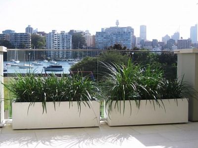 Florida Outdoor Aluminum Trough Planter