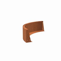 CorTen 3ml Retaining Wall Outside Curve