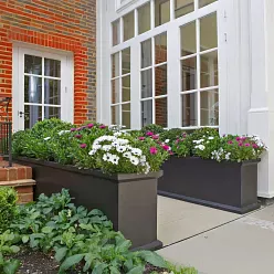 Grosvenor Fiberglass Trough Antique FL Planter Pot In/Out