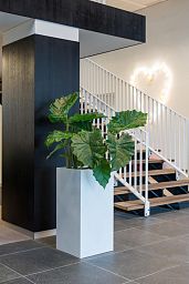 Tall Fiberstone Square Planter by Idealist Premium BOUVY