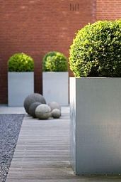Florida Outdoor Aluminum Tall Planter