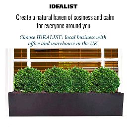 IDEALIST Lite Window Box Light Concrete Planter