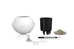 LECHUZA BOLA Color Round Poly Resin Self-watering Planter