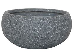 IDEALIST Lite Textured Concrete Effect Bowl Outdoor Planter