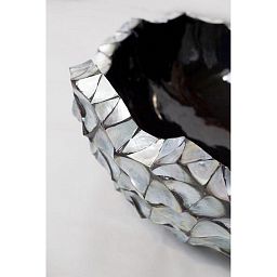 Shell Mother of pearl Bowl Polystone Indoor Planter