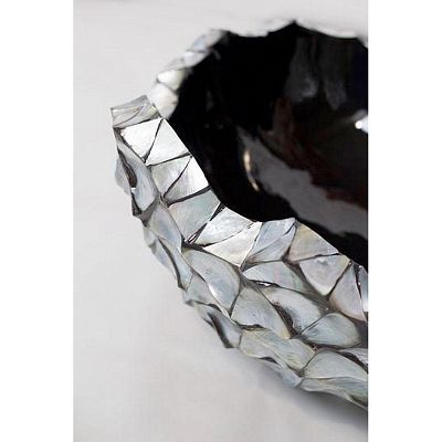 Shell Mother of pearl Bowl Polystone Indoor Planter