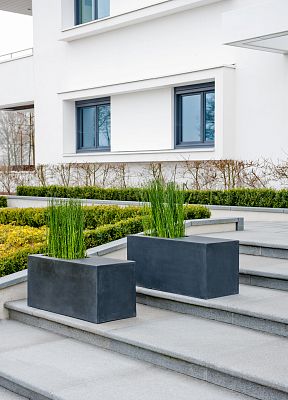 Trough Fiberstone Planter by Idealist Premium JORT