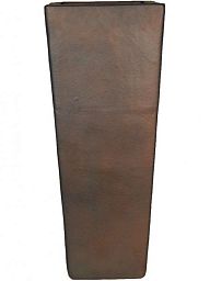 Ceramic Tapered Square Tall Matte Planter Pot In/Out