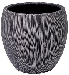 Composits Twist Pot Round Planter IN\OUT