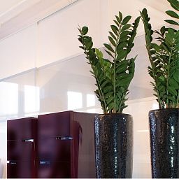 Conical Round Tall Polystone Outdoor Planter