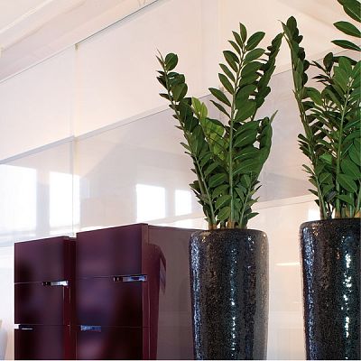 Conical Round Tall Polystone Outdoor Planter