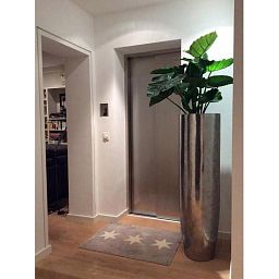 Pandora 125 Round Tall Polystone Indoor Planter