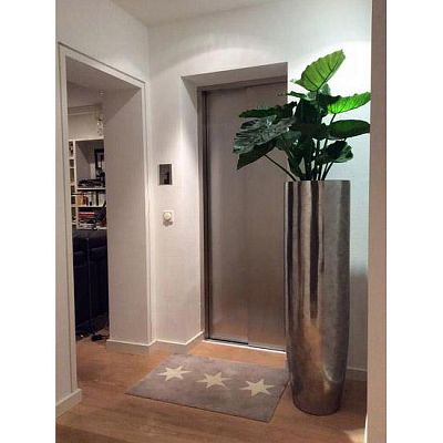 Pandora 125 Round Tall Polystone Indoor Planter