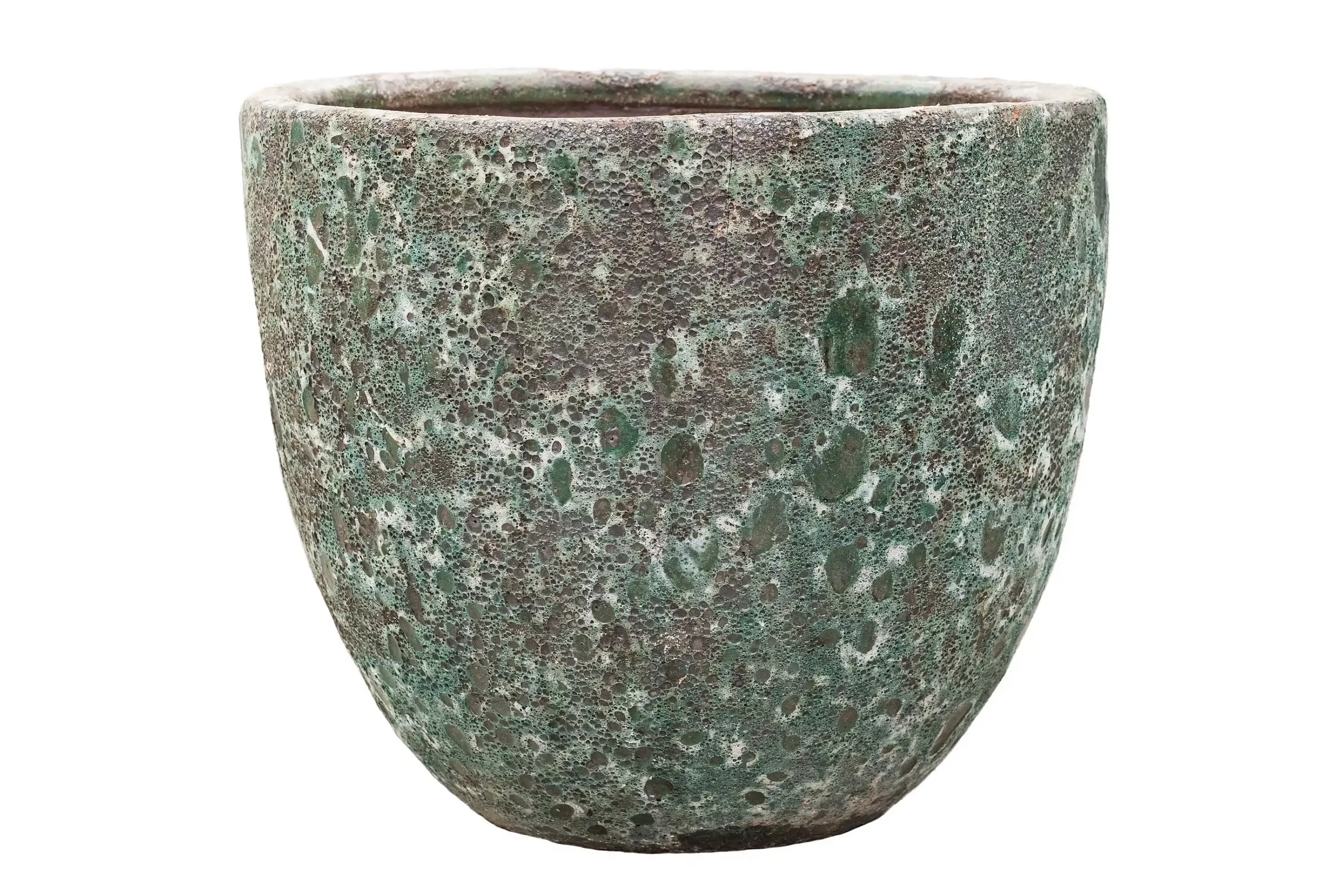 Lava Ceramic Round Planter | Indoor and Outdoor Plant Pot