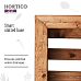 Rustic Scandinavian Redwood Raised Bed Outdoor Planter on Legs Made in UK by HORTICO