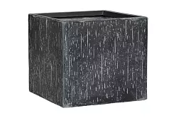 Raindrop Fibreclay Square Planter | Indoor and Outdoor Plant Pot