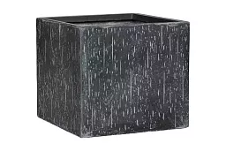 Raindrop Fibreclay Square Planter | Indoor and Outdoor Plant Pot