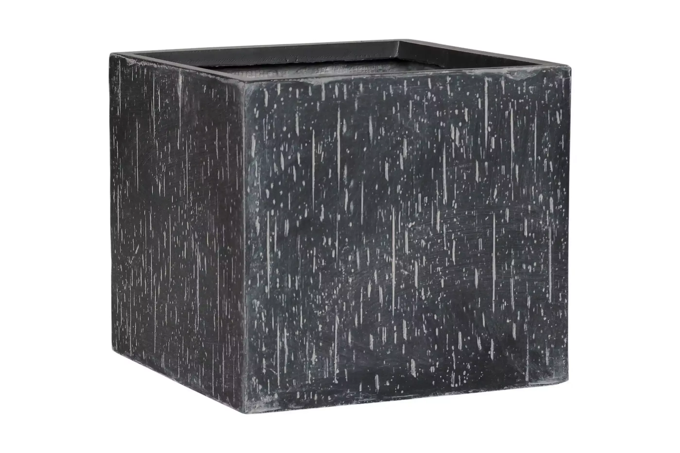 Raindrop Fibreclay Square Planter | Indoor and Outdoor Plant Pot