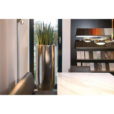 Pandora 125 Round Tall Polystone Indoor Planter