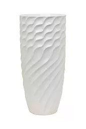 Luxe Lite Glossy Breaker Tall Indoor Planter