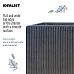 IDEALIST Lite Vertical Ribbed Square Effect Outdoor Planter