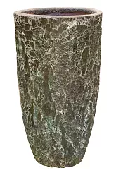 Lava Ceramic Tall Planter | Large Indoor and Outdoor Plant Pot