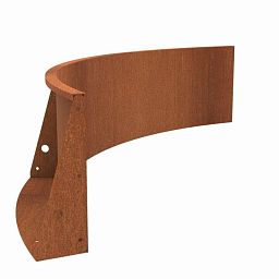 CorTen 4ml Retaining Wall Inside Curve