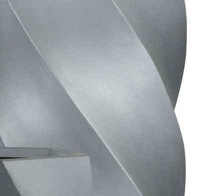 Twister Fiberglass Round Tall Aluminium Planter Pot In/Out