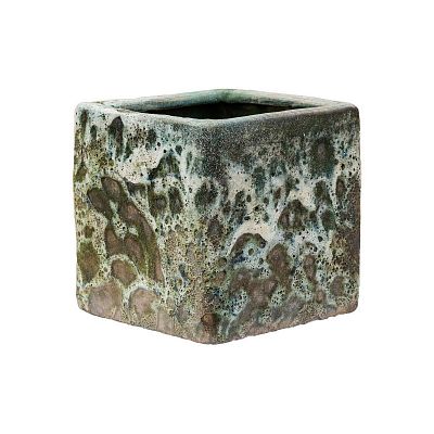 Lava Ceramic Square Planter | Indoor Plant Pot