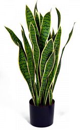 Sansevieria Yellow-Green Artificial Bush Plant