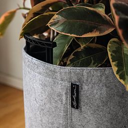 LECHUZA TRENDCOVER Round Self-watering Planter