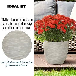 IDEALIST Lite Wave Style Outdoor Egg Planter