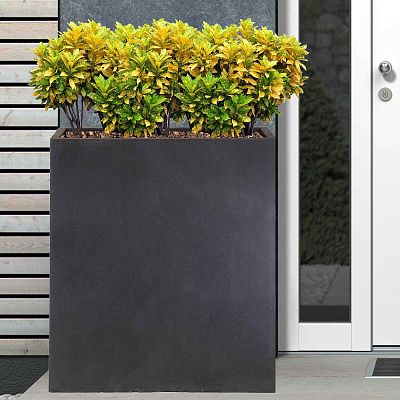 IDEALIST Lite Narrow Contemporary Light Concrete Trough Planter