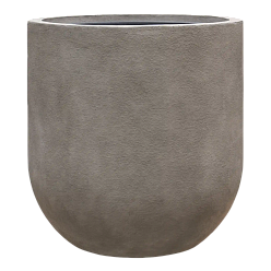 Nucast Round Planter + Liner | Composite Indoor Plant Pot