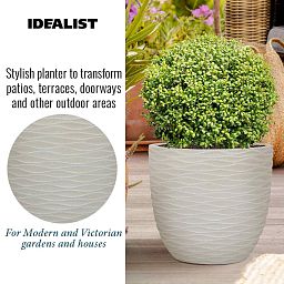 IDEALIST Lite Wave Style Outdoor Egg Planter