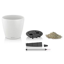LECHUZA CLASSICO Color Round Poly Resin Self-watering Planter