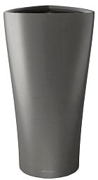 LECHUZA DELTA Round Tall Poly Resin Planter Only